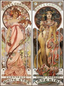 Obrazová reprodukcia Moet & Chandon, Alfons Mucha