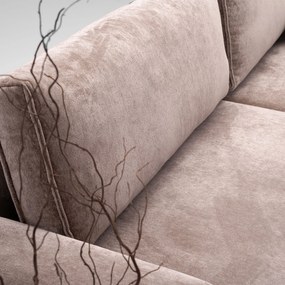 PROXIMA.store - Rohová sedačka plocha spania 138x215 - LATTE TYP ROHU: Pravý, SKUPINA LÁTOK: Skupina 1