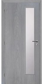 Interiérové dvere Solodoor Zenit 22 presklené, 80 Ľ, fólia earl grey