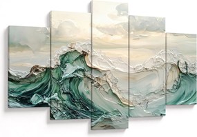Obraz - 3D abstrakcie mora (150x105 cm)