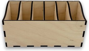 usporadejto.cz Pastelkovník L VASKY, 20 x 8 x 10 cm, s označením farieb