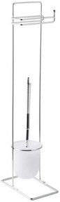 Stojan na WC kefu a toaletný papier Square 07559 Basic Bisk