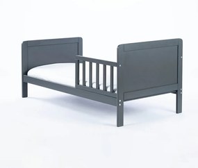Detská posteľ so zábranou Drewex Olek 140x70 cm grafit