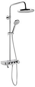 Aqualine - Sprchová súprava s batériou FARRAO lesklý chróm