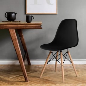 Jedálenská stolička MILANO hnedá / čierna