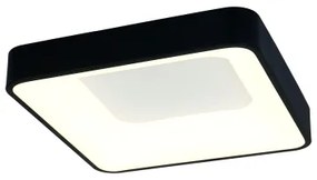 Brilagi - LED stmievateľné stropné svietidlo FALCON II LED/80W/230V 40x40 cm čierne + diaľkový ovládač