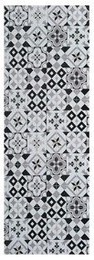 Sivý koberec behúň 48x200 cm Sally Granada - Universal