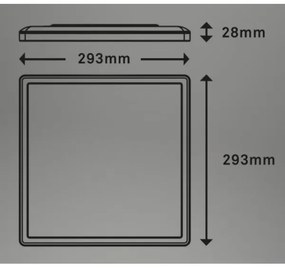 Briloner 7081-015 - LED Stmievateľné svietidlo SLIM LED/18W/230V 2700-6500K + DO