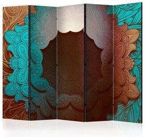 Artgeist Paraván - Floral Collar (Green) II [Room Dividers]