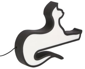 LED Detská stolná lampa CAT LED/13W/230V čierna