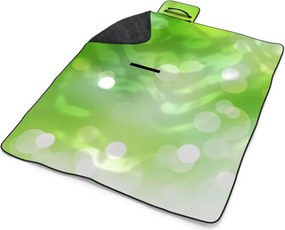 Sablio Plážová deka Zelená abstrakcia 2: 200x140 cm