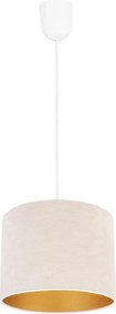 Závesné svietidlo Mediolan, 1x textilné tienidlo (výber z 10 farieb), (výber z 3 farieb konštrukcie), g, lp