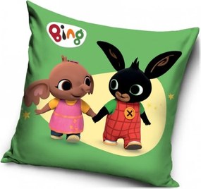 Detský vankúš zajačik Bing a slonica Sula - 40 x 40 cm