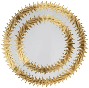 Solare zrkadlo zlaté Ø132 cm