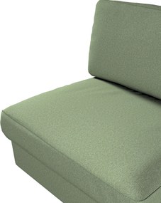 Poťah na neskladacie kreslo Kivik farba produktu zelená látka zapletaná