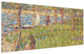 Obraz - Georges Seurat, Study for "La Grande Jatte", reprodukcia (120x50 cm)