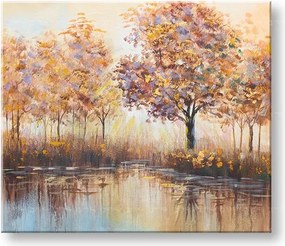 Maľovaný obraz na stenu STROMY 70x60 cm