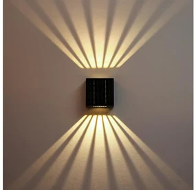 Brilagi - LED Solárne nástenné svietidlo BLOCK LED/2W/3,7V IP44 BG1485