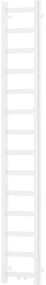Mexen Bolt, vykurovacie teleso 1800 x 300 mm, 351 W, spodné a stredové, biela, W126-1800-300-00-20