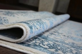 Kusový koberec MANYAS Vadia krémovo-modrý