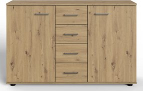 Komoda so zásuvkami Anna, dub artisan