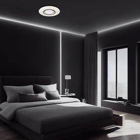 Stropné LED svietidlo Tokyo, 1x LED 24w, 3000-6000k, w/ch, s ovládačom