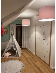 Argon 4136 - Luster na lanku MAGIC 1xE27/15W/230V ružová