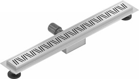 Mexen Flat nerezový sprchový žľab 60 cm vzor M22, 1029060-15