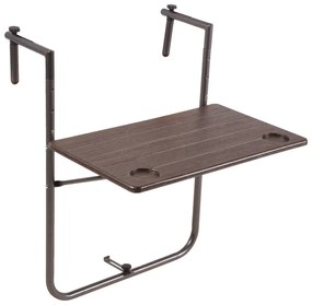 Závesný balkónový stolík 60x60 cm Tabora – Garden Pleasure