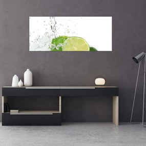 Obraz - Šťavnatých citrónov (120x50 cm)