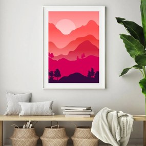 Plagát - Horská krajina (A4)