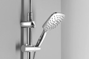 Aqualine Aqualine, KERA sprchový stĺp s pripojením na batériu, chróm, SL430