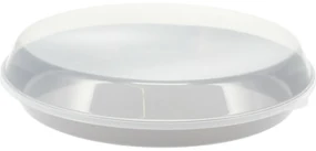 EH Servírovacia plastová misa s vekom 35,5 x 8,5 cm, sivá