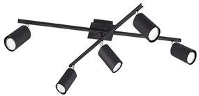 Trio Marley stropné osvetlenie čierna 612400532 TR612400532