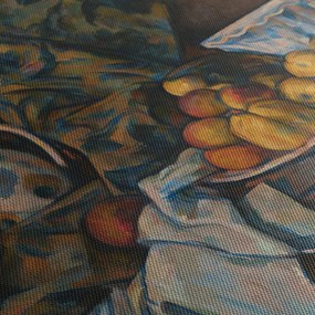 Obraz - Paul Cézanne, Still Life with Apples and Peaches, reprodukcia (120x50 cm)