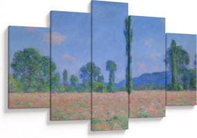 Obraz - Claude Monet, Poppy Field (Giverny), reprodukcia (150x105 cm)