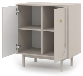 Komoda Mazoma 79 cm kašmír/zlatá