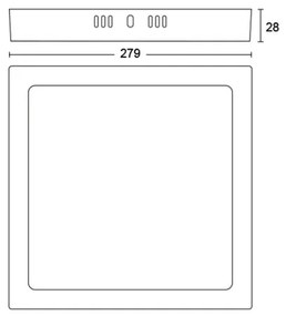 Philips - LED Stropné svietidlo MAGNEOS LED/20W/230V 2700K čierna