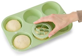 Perforovaná forma na pečenie žemlí