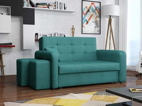 Pohovka s taburetkami Clivia Home II, Taburetka: ľavá strana, Dostupné poťahy: Enjoy 21
