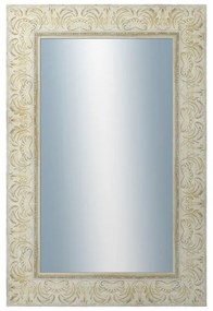 DANTIK - Zrkadlo v rámu, rozmer s rámom 40x60 cm z lišty PRAHA biela (2930)