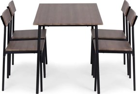 Sada nábytku do jedálne, kuchyne, stôl, 4 stoličky MALMO