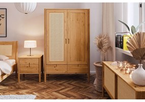 Šatníková skriňa z dubového dreva 108x175 cm Pola - The Beds