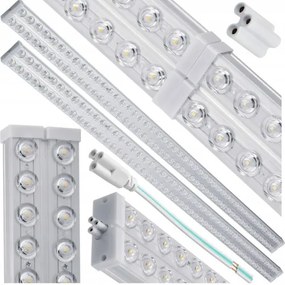 2x LED panelové svietidlo 120 cm 72W 7200 lm 4000k