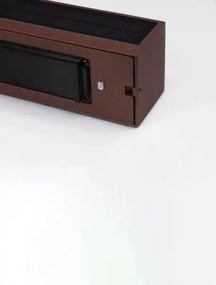 Vonkajšie nástenné svietidlo Brown hnedá