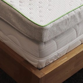 DREAMPUR Vrchný matrac z latexovej peny DREAMPUR® grey dots 8,5 cm - 160x200 cm