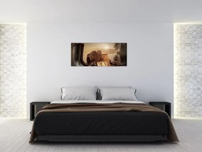 Obraz - Rybárske zátišie (120x50 cm)