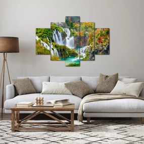 Obraz - Národný park Plitvické jazerá (150x105 cm)