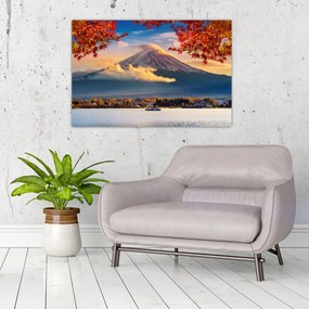 Obraz - Japonsko, Hora Fudži (90x60 cm)