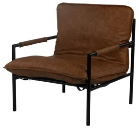 BRICK ČALÚNENÉ LOUNGE KRESLO brown